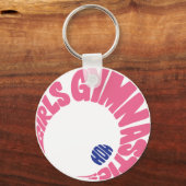 ガールズジムティクスキーチェーン キーホルダー (正面)