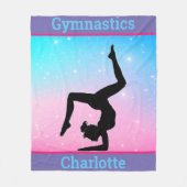 ガールズジムティクスパステルフリースブランケット フリースブランケット (正面)