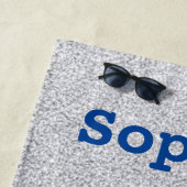 ガールズジムティクスビームクイーンフェイクグリッター ビーチタオル (インサイチュ)