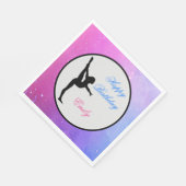 ガールズジムティックスハッピーバースデーナプキンス スタンダードランチョンナプキン (角)