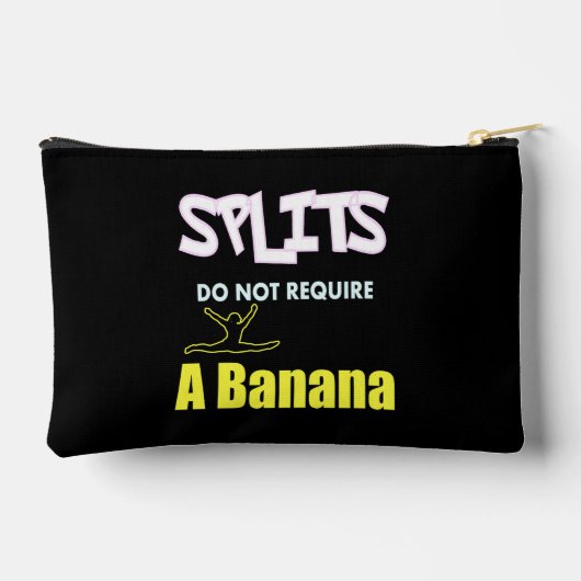 ガールズジムティックスバナナスプリット引用文 アクセサリーポーチ (裏面)