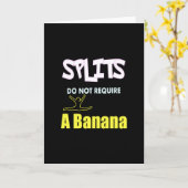 ガールズジムティックスバナナスプリット引用文 カード (黄色い花)