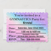 ガールズジムティックスパステルスターズバースデーパーティー (裏面)