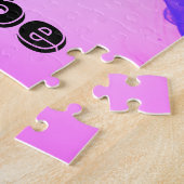 ガールズジムティックスパープル&ピンクジグソーパズル ジグソーパズル (側面)