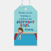 ガールズジムティックス誕生日カワイイカスタム ギフトタグ (正面)