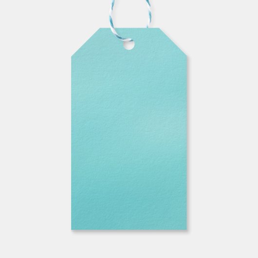 ガールズジムティックス誕生日カワイイカスタム ギフトタグ (裏面)