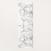 ガールズジム姿 ヨガマット (裏面)