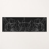 ガールズジム姿 ヨガマット (正面(横))