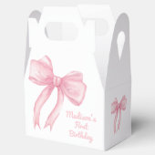 ガールズジャストワンズワンピンクボウコケット誕生日 フェイバーボックス (オープン)