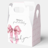 ガールズジャストワンピンクボウ誕生日 フェイバーボックス (オープン)