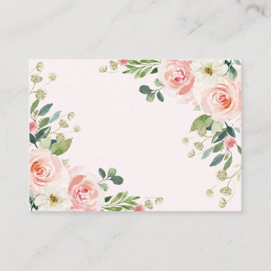 ガールズジャングルサファリワイルドアニマルズおむつラッフル エンクロージャーカード (裏面)