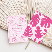 ガールズジャングルズゾーサファリアニマルズ誕生日 招待状