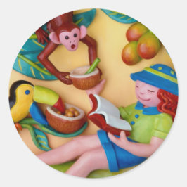 ガールズジンルサファリパーティー ラウンドシール