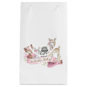 ガールズスイートウッドランド動物ベビーガール スモールペーパーバッグ (正面)