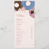 ガールズスイートドーナッツパステル誕生日 メニュー (正面)