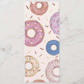 ガールズスイートドーナッツパステル誕生日 メニュー (裏面)