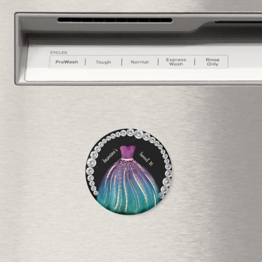 ガールズスイート16ドグラデーションレスとラインストーン マグネット (インサイチュ (食洗機))