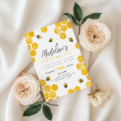 ガールズスウィートサマーファースト・ビー・デイ1st誕生日 招待状