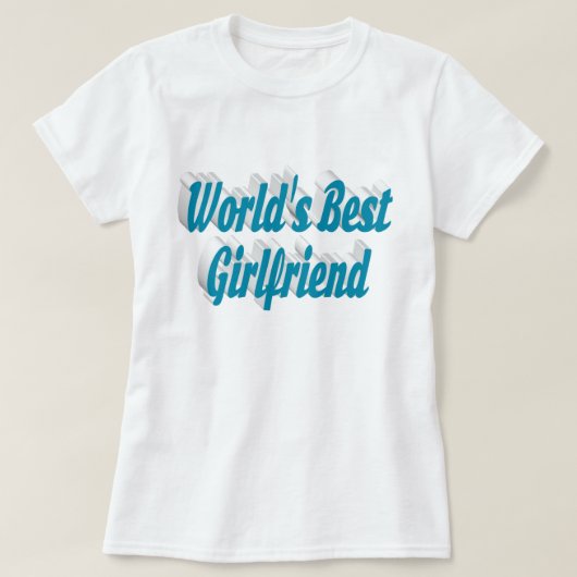 ガールズスカイブルータイポグラフィ Tシャツ (デザイン正面)