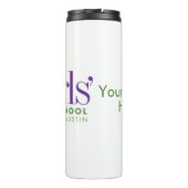 ガールズスクールオブオースティンパーソナライズされたボトル タンブラー (裏面)