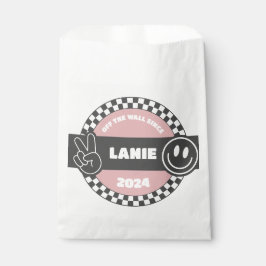 ガールズスケー市松模様にボードグルーヴィー素晴らしい誕生日 フェイバーバッグ