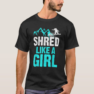 ガールズスノーボードギフト Tシャツ