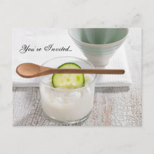 ガールズスパ週末招待状 インビテーションポストカード