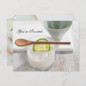 ガールズスパ週末招待状 インビテーションポストカード (正面/裏面)