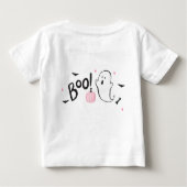 ガールズスポオカキュラーワンハロウィーン1thバースデーシャツ ベビーTシャツ (裏面)
