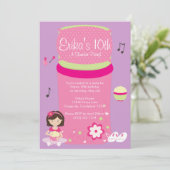 ガールズスランバーパーティの招待状 招待状 (スタンド正面)