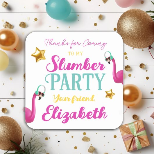 ガールズスリープバースランバーバースデーパーティー スクエアシール
