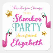 ガールズスリープバースランバーバースデーパーティー スクエアシール (正面)
