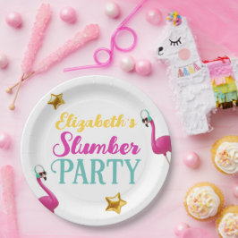 ガールズスリープバースランバーバースデーパーティー ペーパープレート