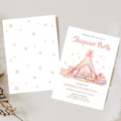 ガールズスリープバーパーティー誕生日パーティー 招待状