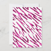 ガールズスリーポバースランバーパーティーメイクアップ招待状 招待状 (裏面)