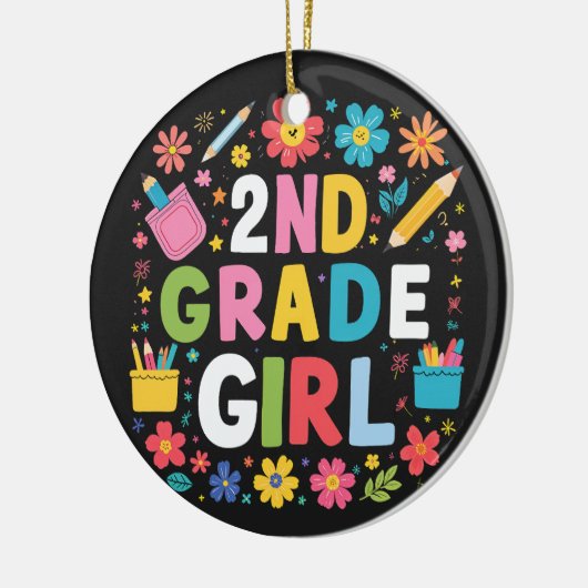 ガールズセカンドグレードガールセカンドグレード新学期 セラミックオーナメント (左)