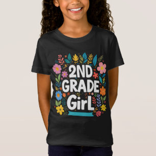 ガールズセカンドグレードガールセカンドグレード新学期 Tシャツ