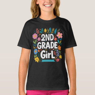 ガールズセカンドグレードガールセカンドグレード新学期 Tシャツ