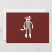 ガールズソックサルバースデーパーティ招待状 招待状 (裏面)