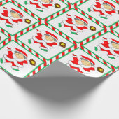 ガールズソフトボールホリデーギフト ラッピングペーパー (角)