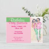 ガールズソロリティガールズ実在招待状 招待状 (スタンド正面)