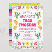 ガールズタコトゥオスデイフローラフィエスタ第2誕生日インヴィ 招待状 (正面/裏面)