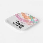 ガールズタコトゥオズデイパーティープレート ペーパープレート (傾斜あり)