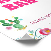 ガールズタコトウズデイフローラフィエスタ誕生日サイン ポスター (角)