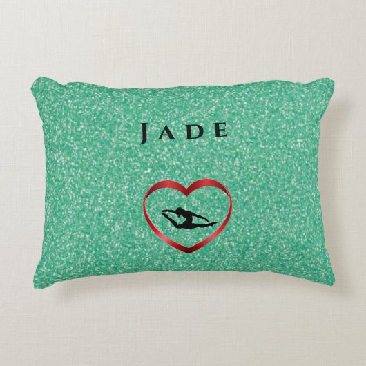 ガールズタンブル体操体操の枕 アクセントクッション (正面)