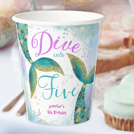 ガールズダイブインファイブ5誕生日 紙コップ