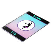 ガールズダンスパステル ノートブック (左側)