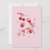 ガールズダーティサーティ誕生日招待状 招待状 (裏面)