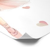 ガールズツトゥキュートボホバレリーナ誕生日へようこそ ポスター (角)