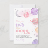 ガールズツーザムーンサンキューカード サンキューカード (正面)